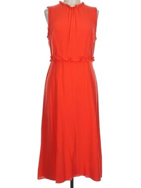 US 10L Boden 100% silk dress, Italian Red